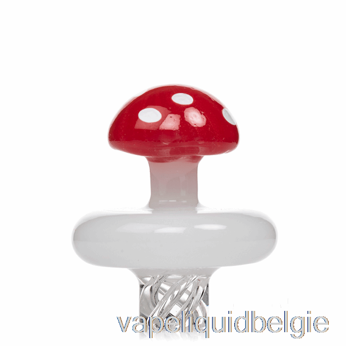 Vape Smaken Mj Arsenaal Paddenstoel Spinner Carb Cap Rood Wit